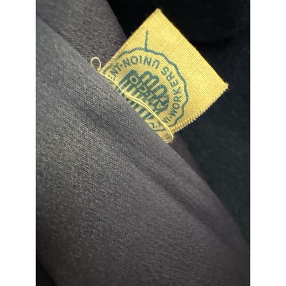 VTG 1950s 1960s Dan Berné Wool Swing Coat Faux Mink Fur Collar Blue Union USA - Picture 7 of 11